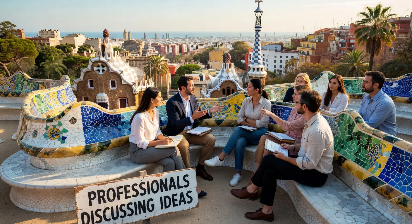 Barcelona Park Güell discussion